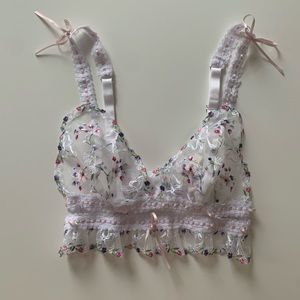 For Love and Lemons Floral Bralette